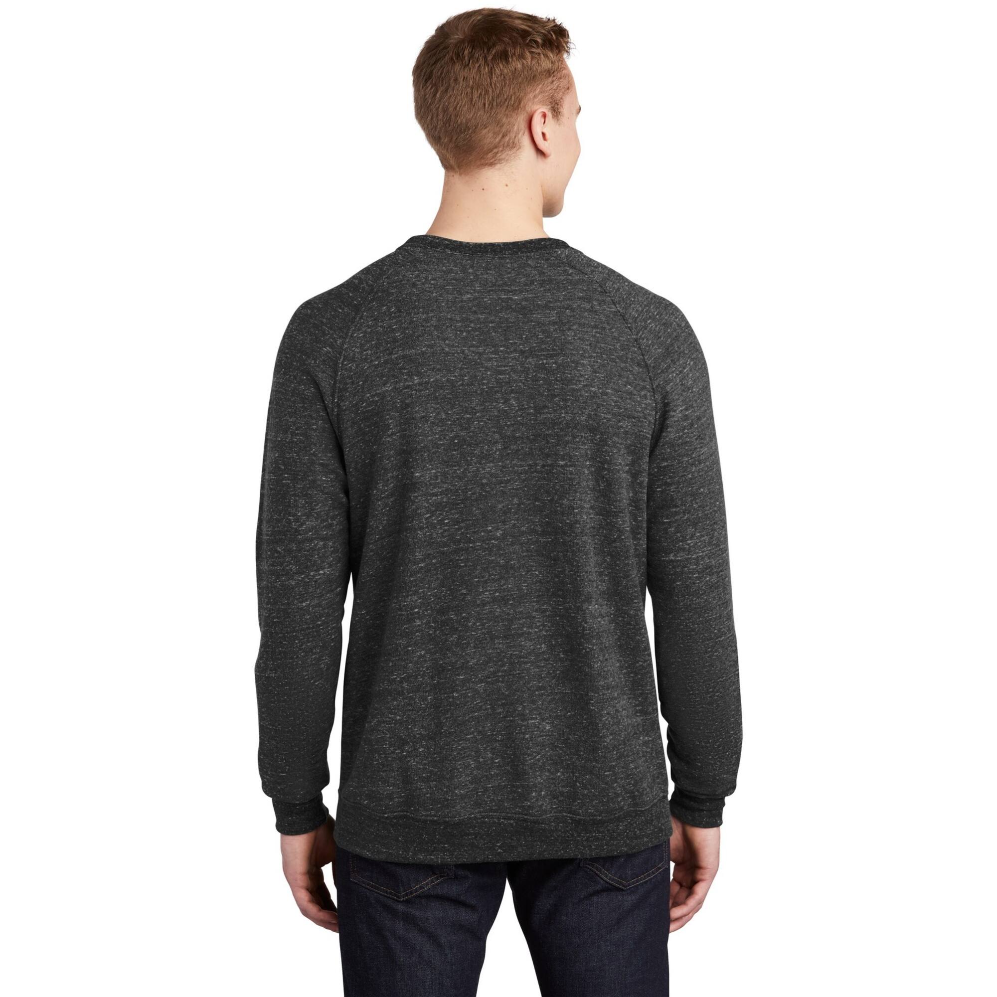 JERZEES® Snow Heather French Terry Raglan Crew